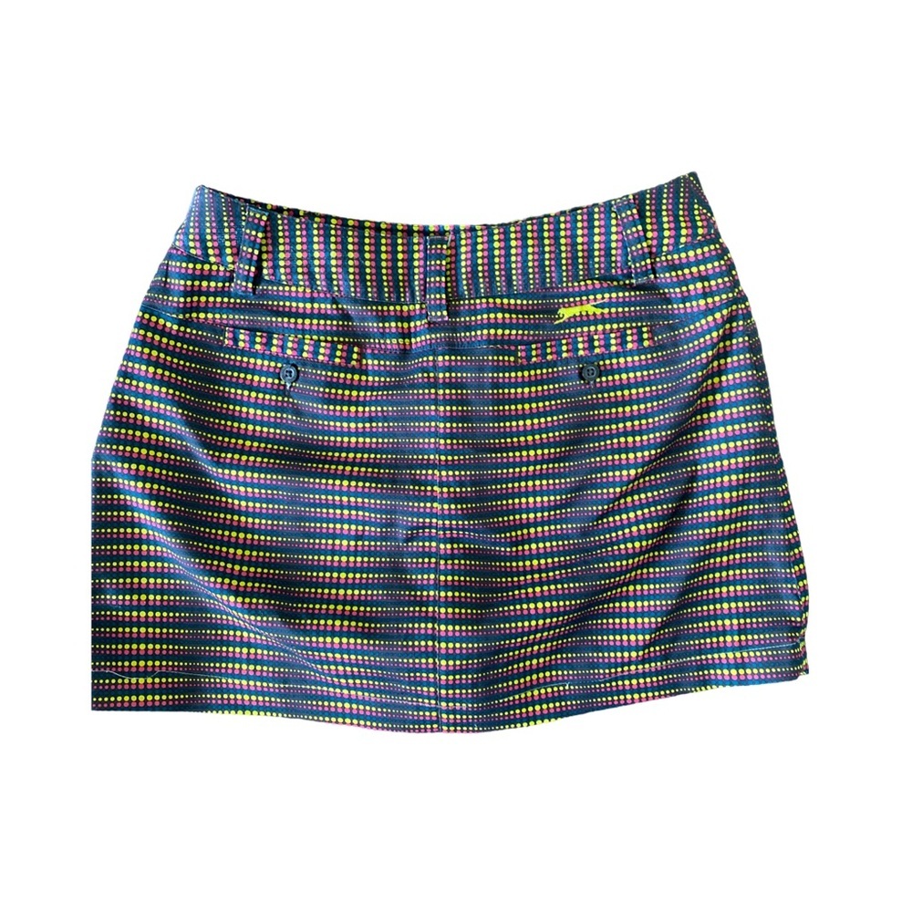 Slazenger Golf Skort - 2 blk , blue pink , polyester - Picture 4 of 5